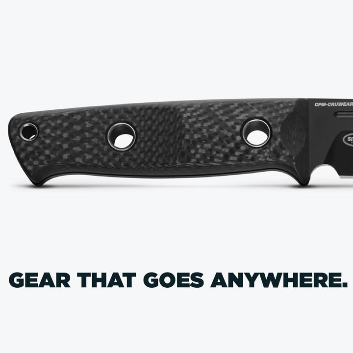 Benchmade Cuchillo Mini Bushcrafter f.carbono CPM-CruWear