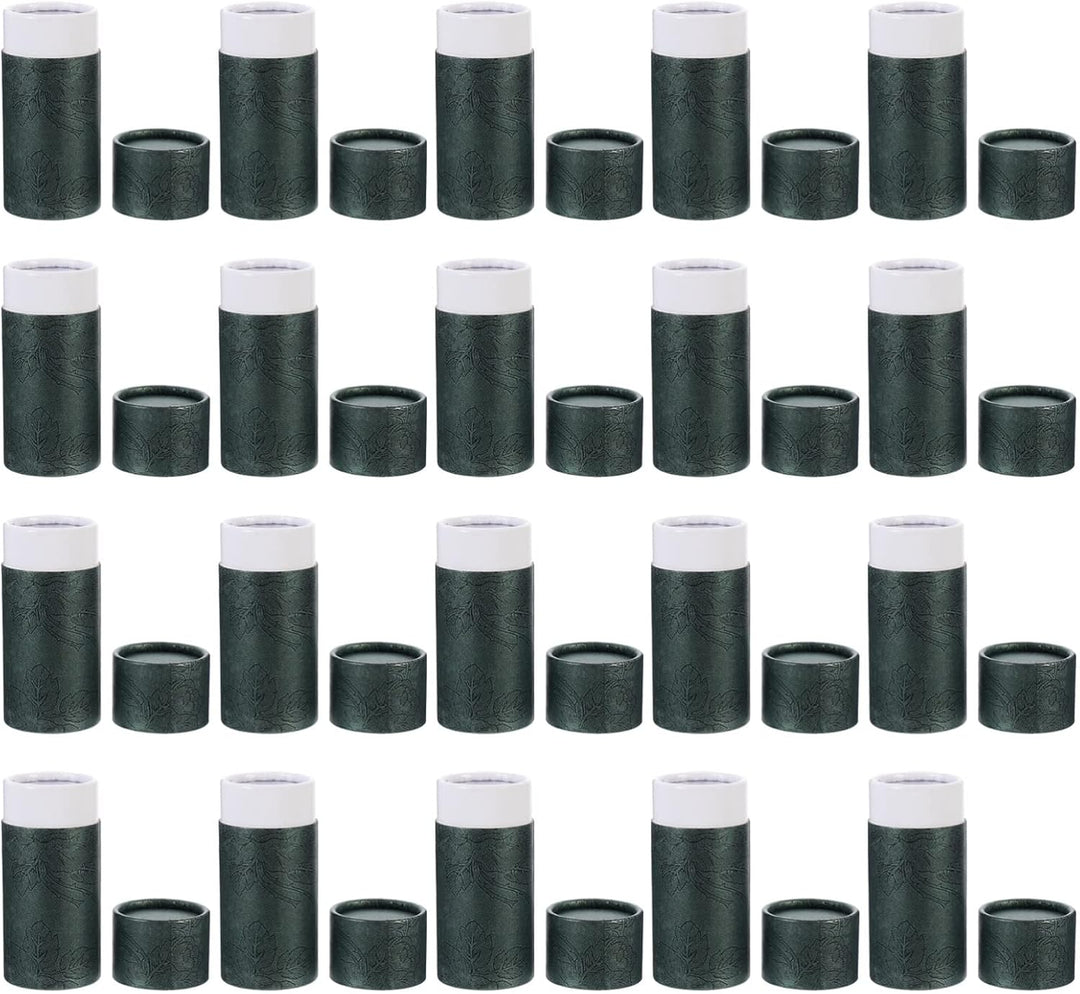 EXCEART ?therisches ?l Flasche Papierrohr 20 Stücke Runde Kraftpapier Behälter Röhren Papiertüten Le