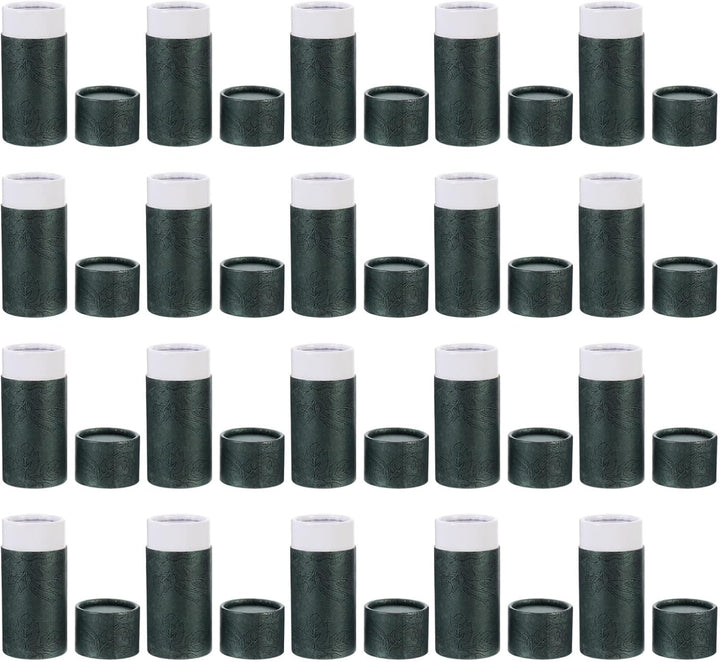 EXCEART ?therisches ?l Flasche Papierrohr 20 Stücke Runde Kraftpapier Behälter Röhren Papiertüten Le