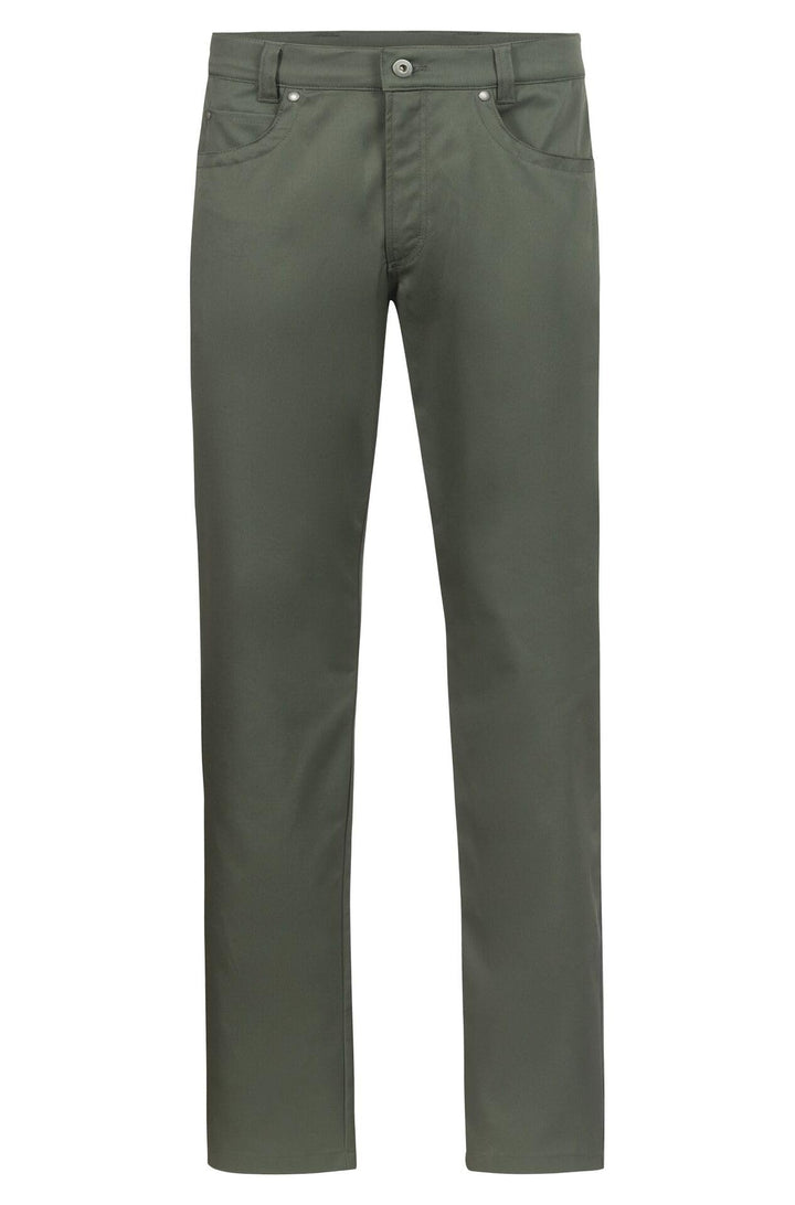 Greiff Corporate Wear Casual Herren Hose 5-Pocket Olivgrün 44, Olivgrün 44