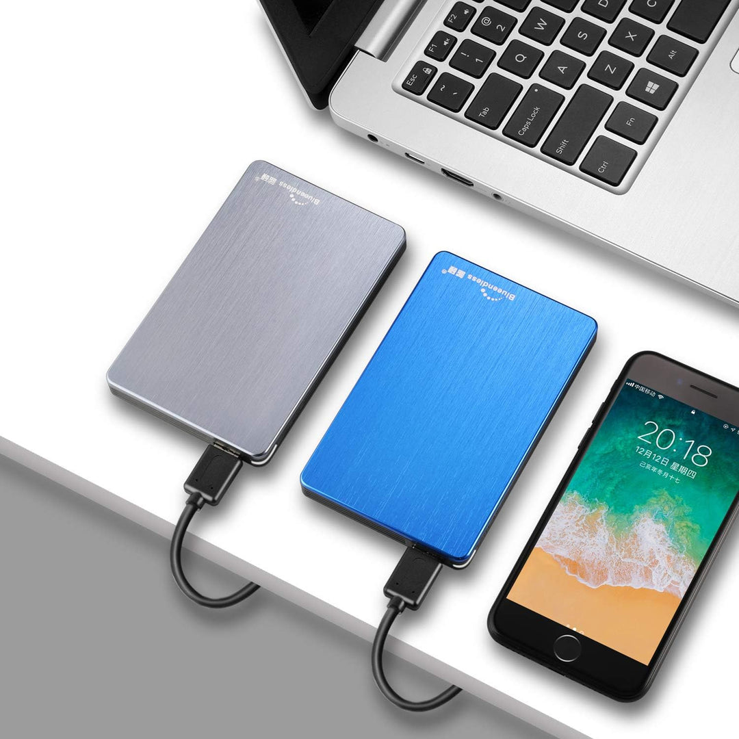 Blueendless Tragbare Externe Festplatte USB 3.0 6,3 cm (2,5 Zoll) für PC, Laptop, Computer (320GB, g
