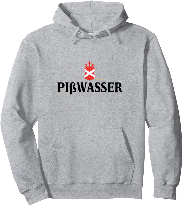 Fictionnal Bier Pisswasser Logo Pullover Hoodie