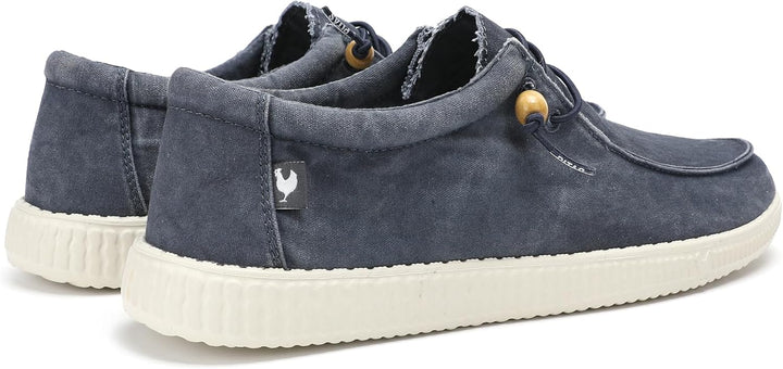 WALK IN PITAS | WP150 WALLABI Washed | Herren Mokassins | Flache Slipper für Männer | Slip on Loafer