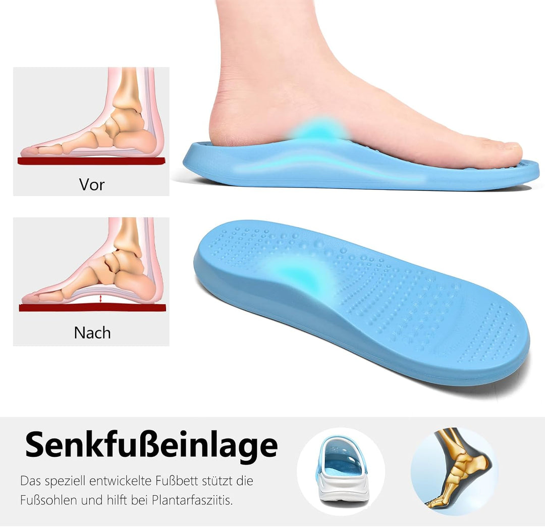 GULAKY Clogs & Pantoletten für Herren Gartenschuhe Orthopädische Schuhe Sandalen Damen Sommer Haussc