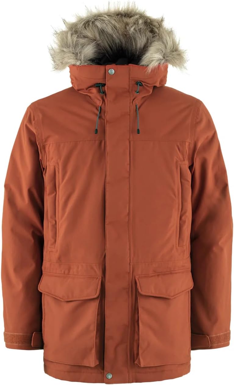 Fjällräven Herren Nuuk Lite Parka M Jacket (1er Pack), Autumn Leaf