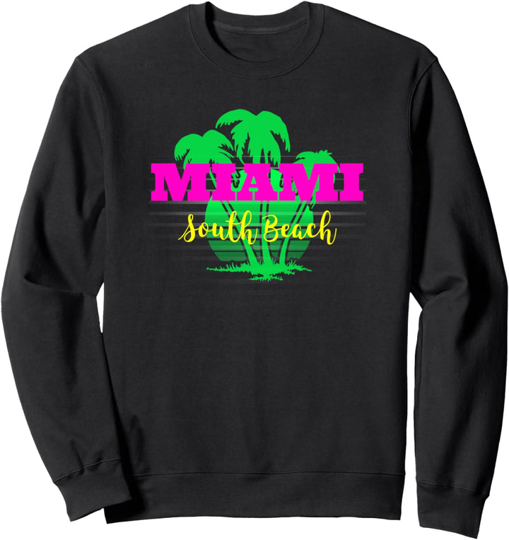 Achtziger Jahre South Beach - Miami Sweatshirt