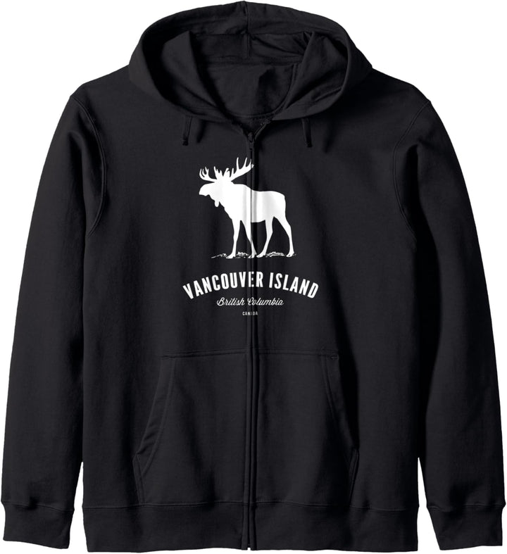 Vancouver Island British Columbia BC Kanada Vintage Retro Kapuzenjacke
