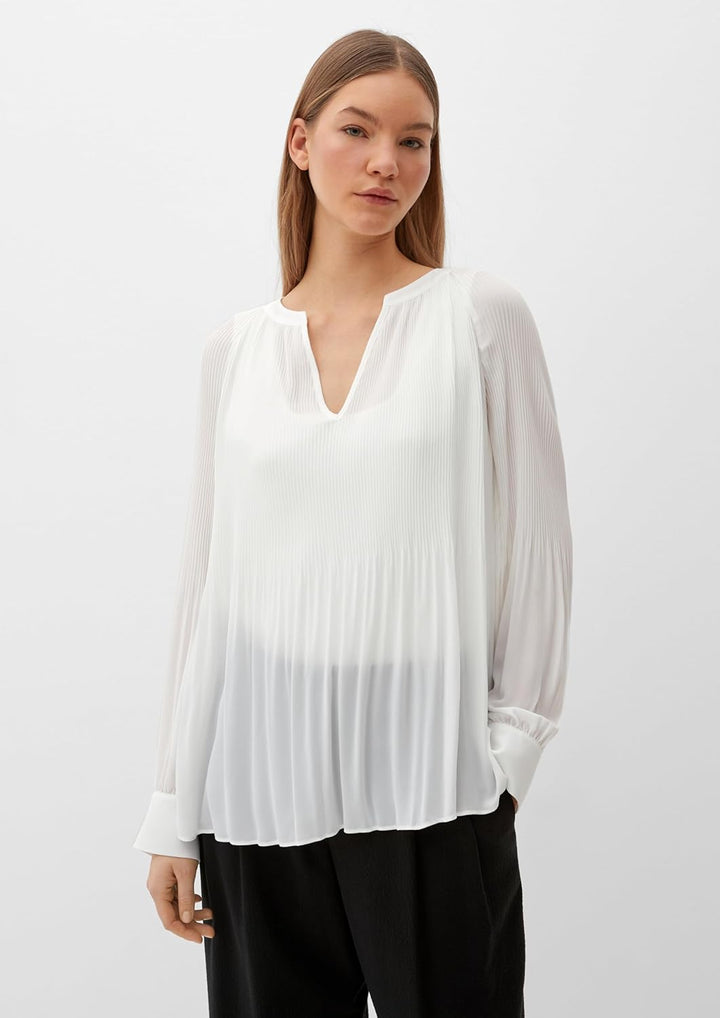 s.Oliver BLACK LABEL Damen Bluse 32 Creme, 32 Creme