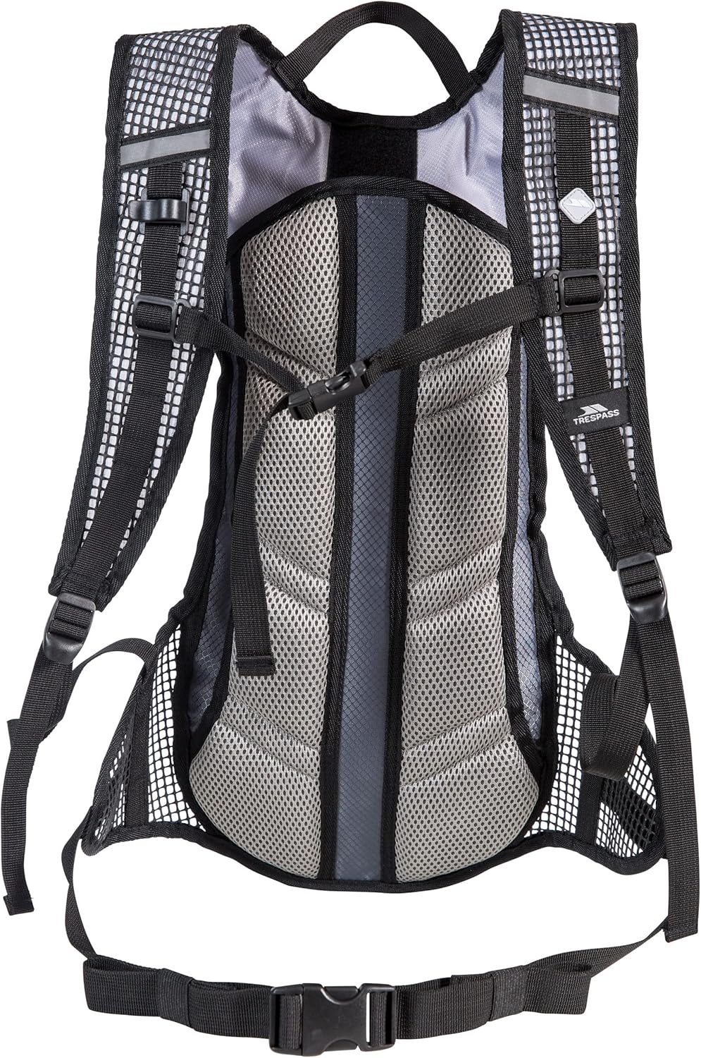 Trespass Mirror, Rucksack 15 Liter mit Hüftgurt & 2 Liter Wasserreservoir / Trinkblase / Hydration P