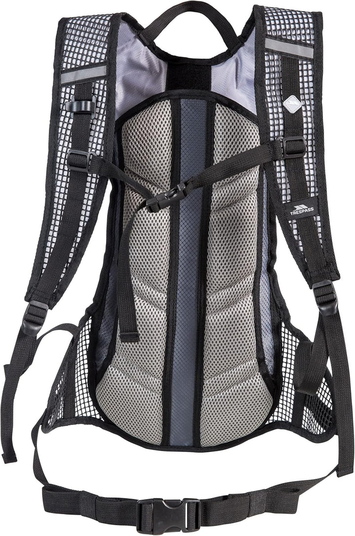 Trespass Mirror, Rucksack 15 Liter mit Hüftgurt & 2 Liter Wasserreservoir / Trinkblase / Hydration P