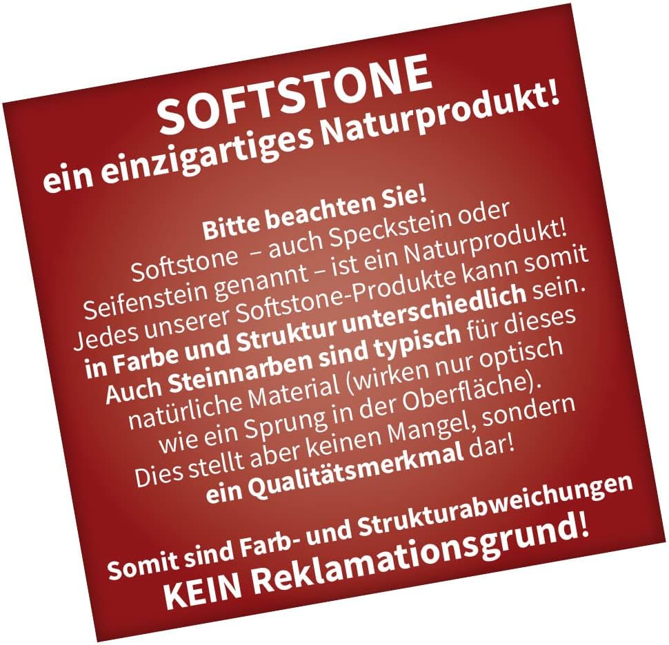 Bitto Weihrauchbrenner Maxi Eridanus Softstone mit Edelstahlsieb, H: 11,5 cm, Ø 15 cm