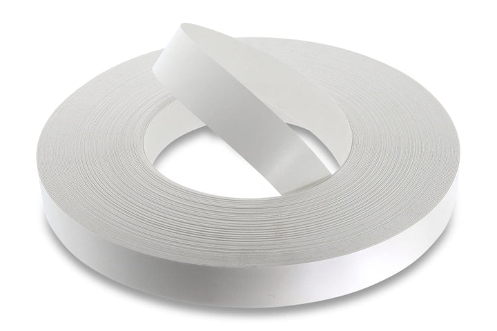 WoodPress® 30mm Mattweisse Melamin Kantenumleimer mit Schmelzkleber – 50m Industrielle Rolle – Einfa