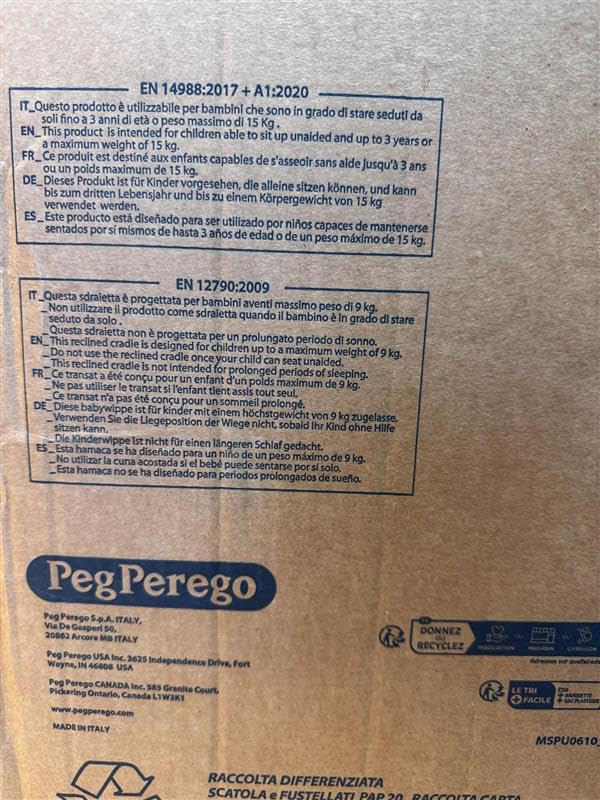 Peg Perego Prima Pappa Follow Me Wonder Grey