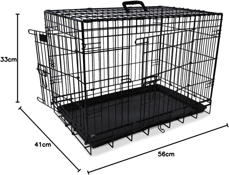 Nobby Transportkäfig faltbar schwarz L x B x H: 56 x 33 x 41 cm