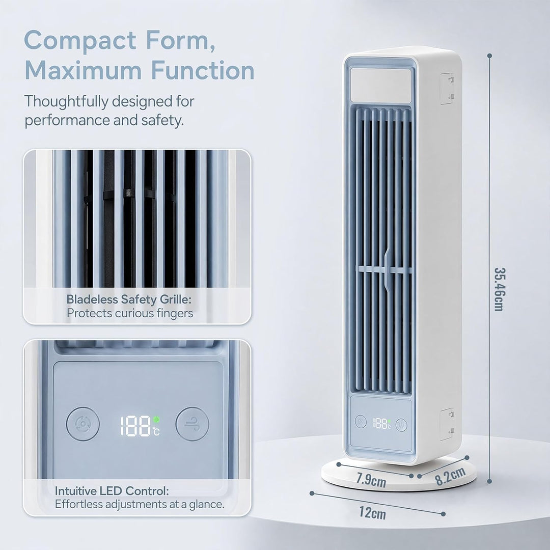 BreezaMax Air Kühlkönig, Airzuma Portable, Polar Breeze–BreezaMax Mini Cooling Ace, Leise &amp; Energiee