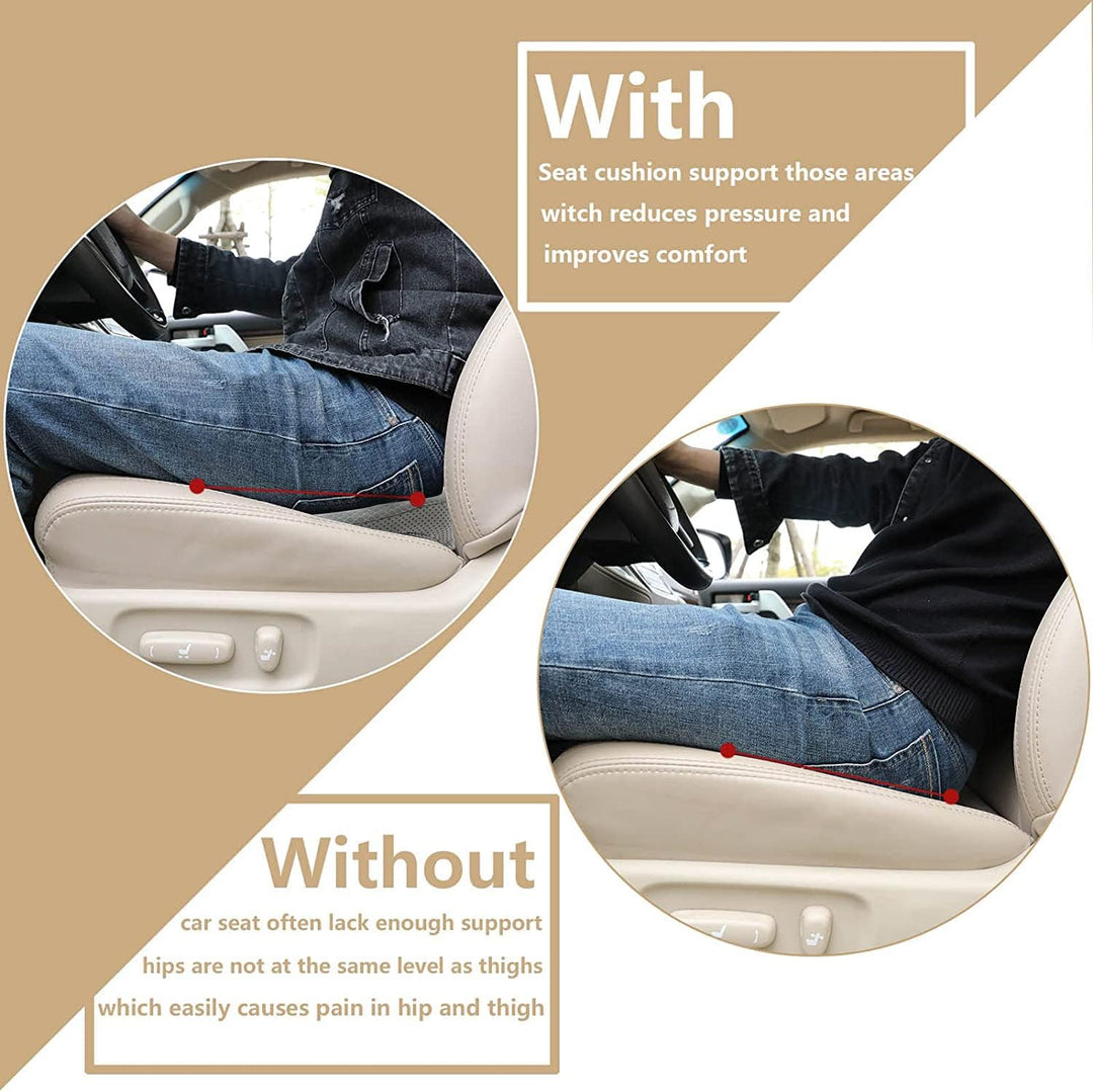 Autositzkissen,Ergonomisches Sitzkissen für Auto,Memory Foam Autositzauflage,keilkissen für Autositz