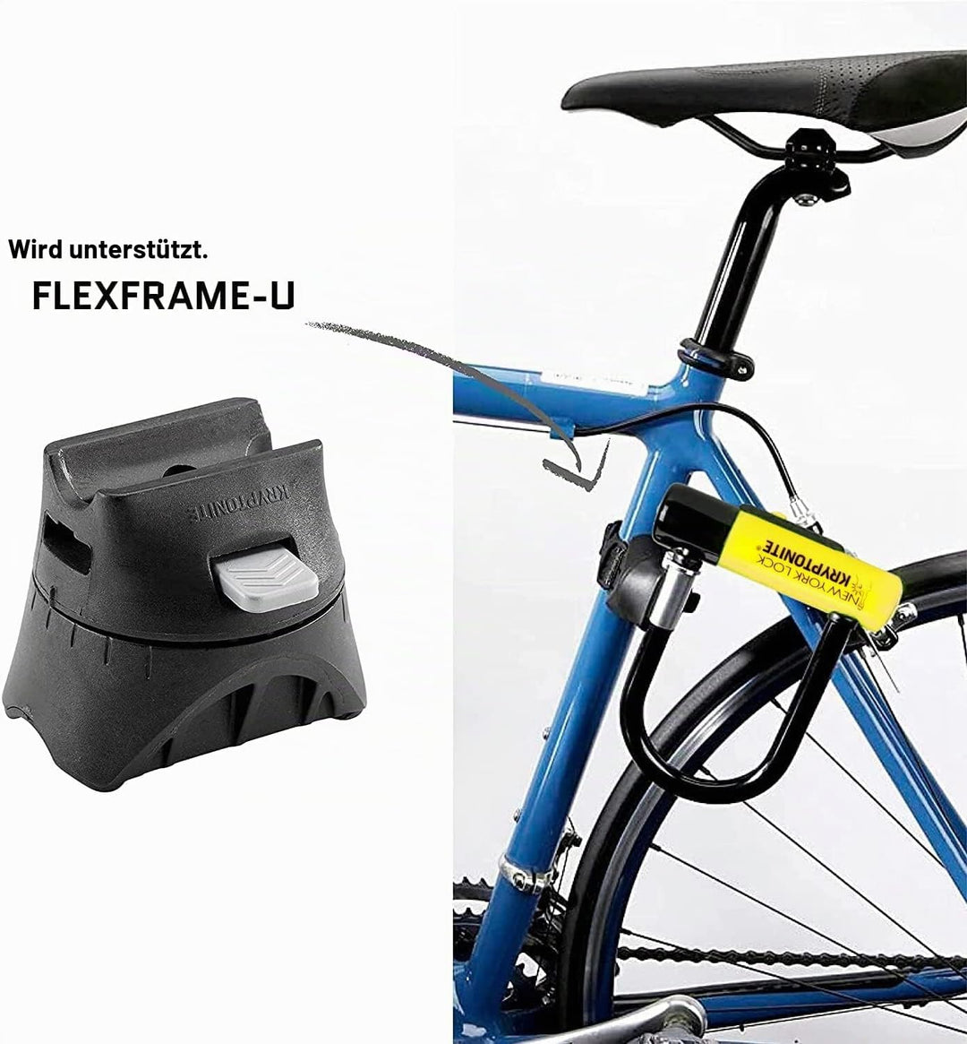 Kryptonite New York Fahgettaboutit Fahrradschloss - 100 cm, Sicherheitsgrad 10/10, Anti-Diebstahl Ke