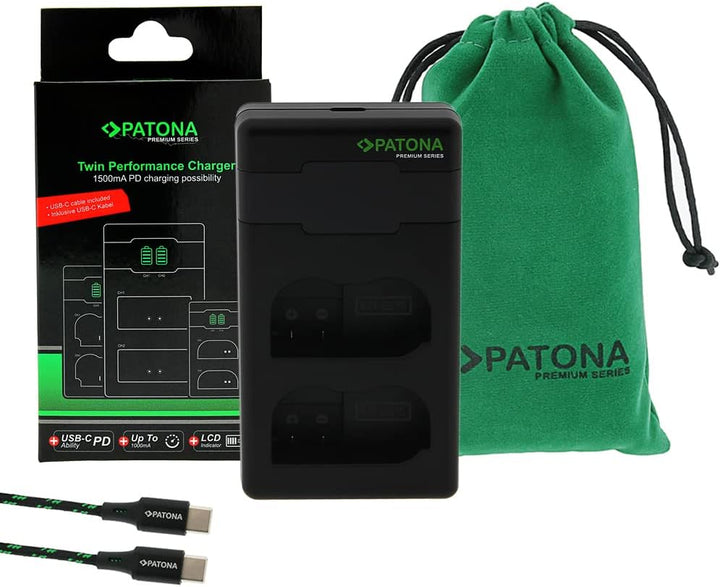PATONA V1 Protect 2X Akku EN-EL15c (2250 mAh) inkl. NTC-Sensor und V1 Gehäuse - mit PD Performance U