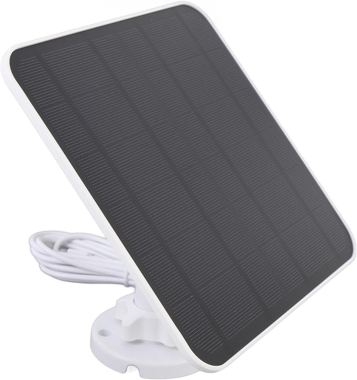 Solarpanel Ladegerät, 12W Solarpanel, mit USB C Anschluss, 9,8 Fuss Langes Kabel, 360 Grad Einstellb