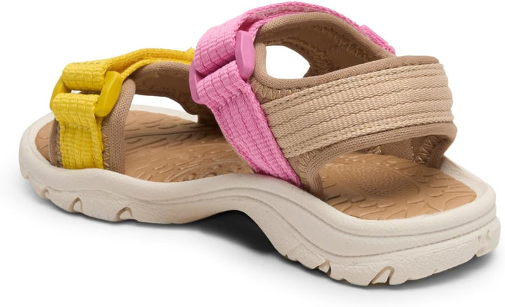Bisgaard Unisex Kinder NicoSandal 34 EU Yellow Pink, 34 EU Yellow Pink