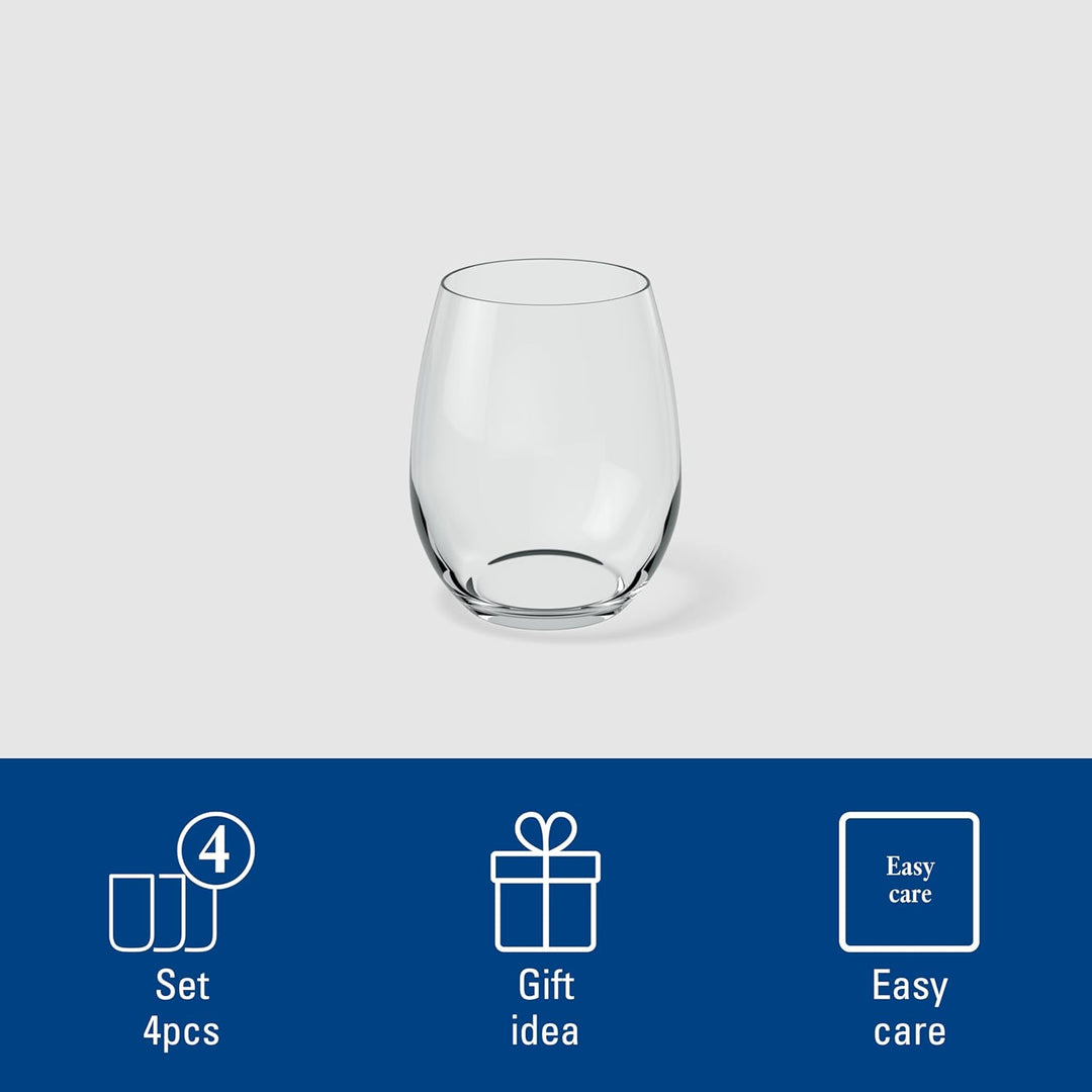 Villeroy & Boch - Entrée Wasserglas 4er Set, 480 ml, Kristallglas, Klar