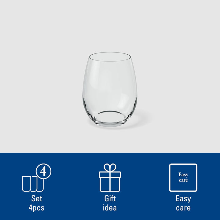 Villeroy & Boch - Entrée Wasserglas 4er Set, 480 ml, Kristallglas, Klar