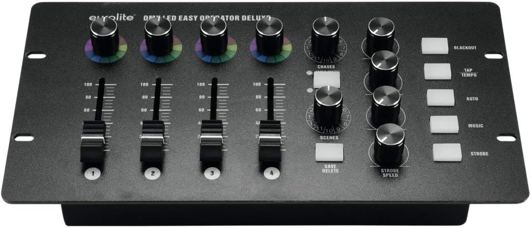 EUROLITE DMX LED EASY Operator Deluxe | DMX-Controller für 4 LED-Scheinwerfer