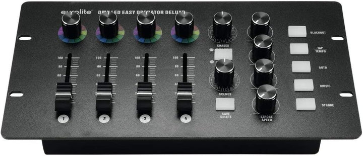 EUROLITE DMX LED EASY Operator Deluxe | DMX-Controller für 4 LED-Scheinwerfer