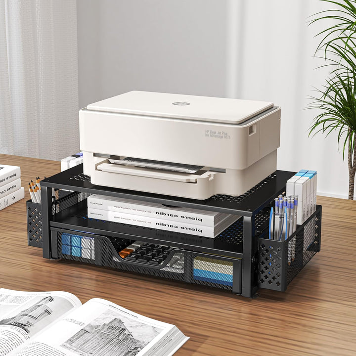 Simple Trending Monitorständer aus Metall mit 2 Ebenen, Monitorerhöhung und Computer-Schreibtisch-Or