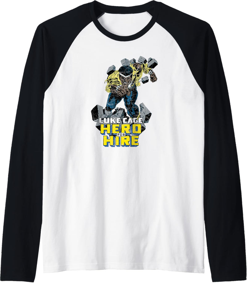 Marvel Heroes For Hire Luke Cage Raglan