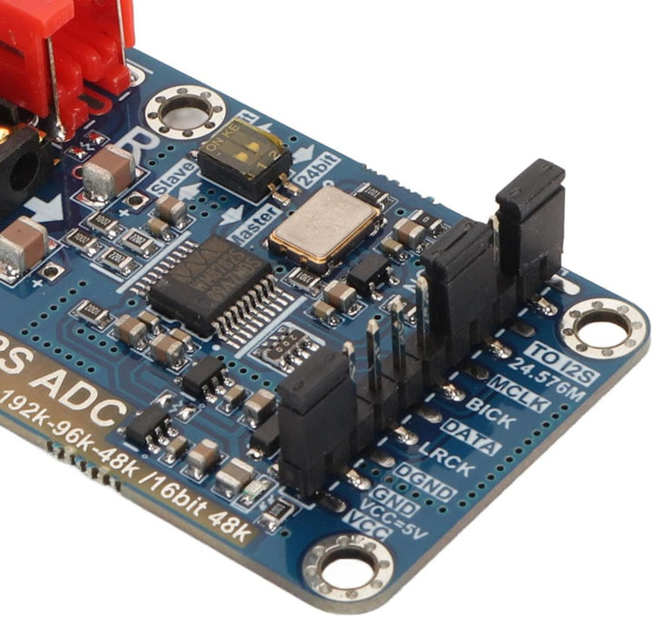 I2S ADCCapture Card Modul, 24Bit 192k/96k Master Slave Modus, Analog zu I2S-Signal, 3,5mm/-Eingabe,