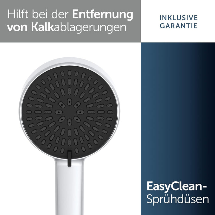 Ideal Standard Idealrain Alu+ 2-Funktionshandbrause, mit zwei Strahlarten (Rain und SilkRain) per Dr