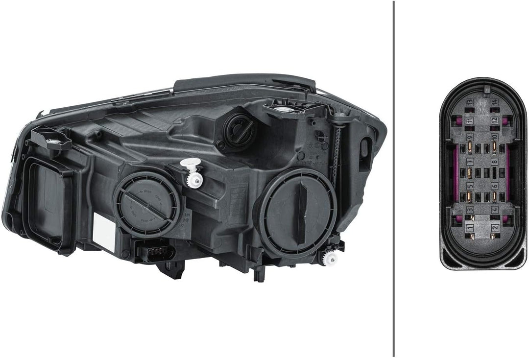 HELLA 1EG 010 818-121 Halogen-Hauptscheinwerfer - rechts - für u.a. Mercedes-Benz A-Class (W176) Rec