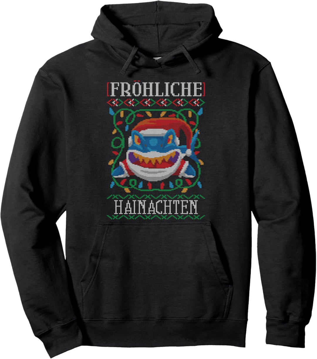Fröhliche Hainachten Weihachten Hai Ugly Christmas Sweater Pullover Hoodie