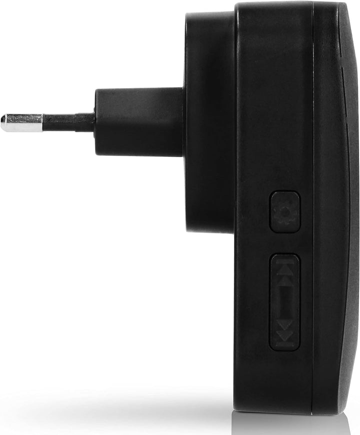 Alecto ADB30 Funk Türklingel - Kabellose Hausklingel - Batterielos - IP44 Wasserdicht - 36 Melodien