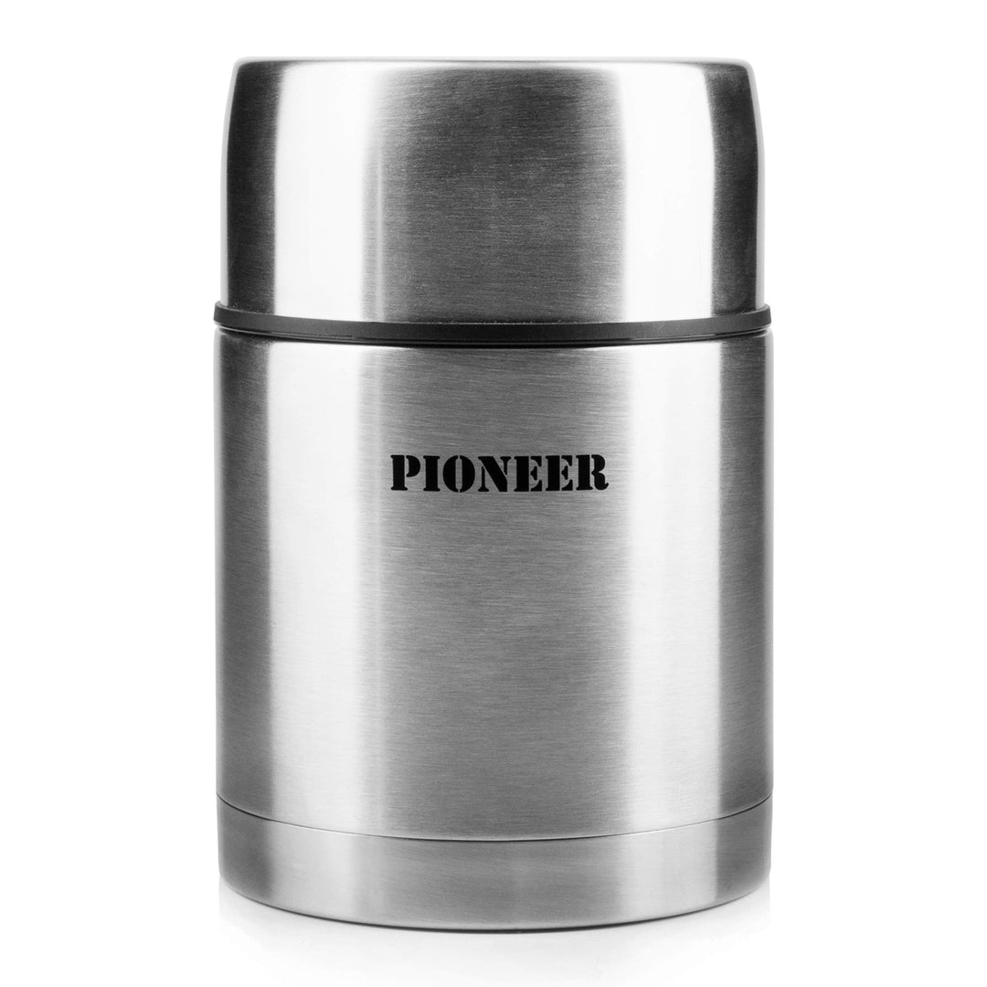 Pioneer HTH700 Thermo-Speisegefäss, 18/10 Edelstahl, Gebürsteter Stahl, 0,7 L Gebürsteter Stahl 0,7