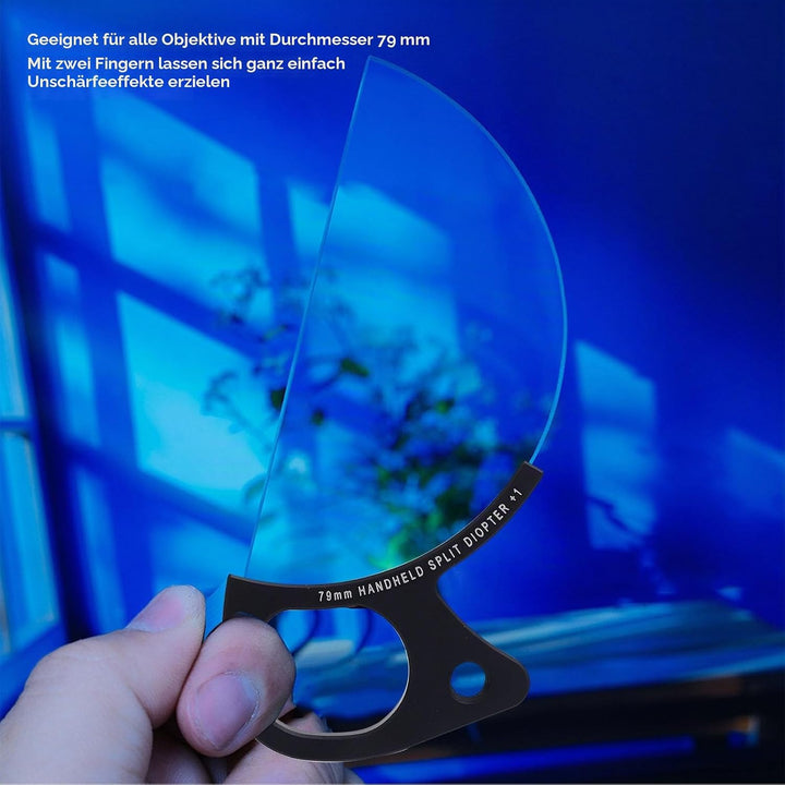 79 Mm Handheld Split Diopter Spezialeffektfilter, Optisches Glas Soft Focus Glass Prisma Kamerafilte