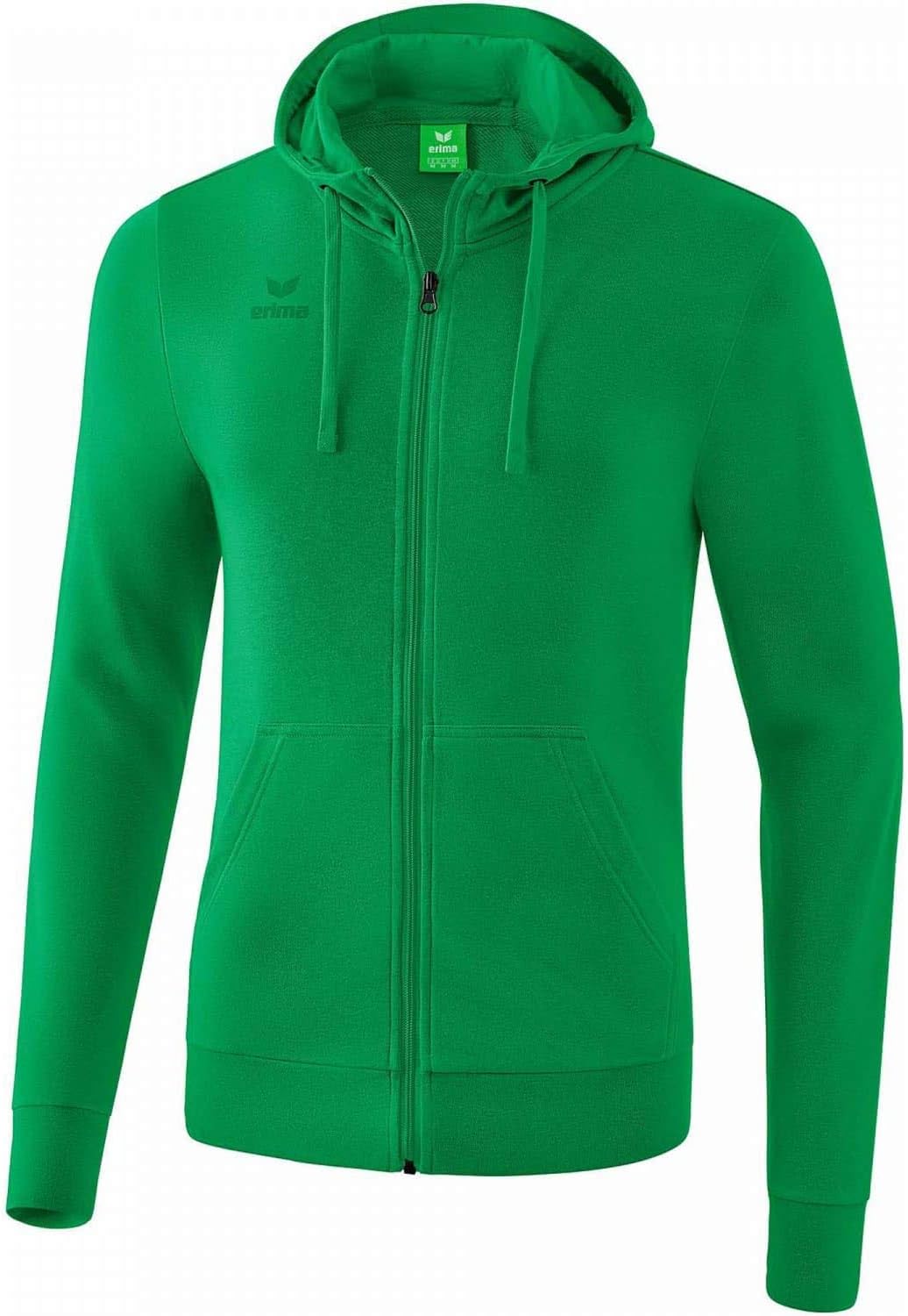Erima Herren Basic Kapuzensweat Jacke XXL Smaragd, XXL Smaragd