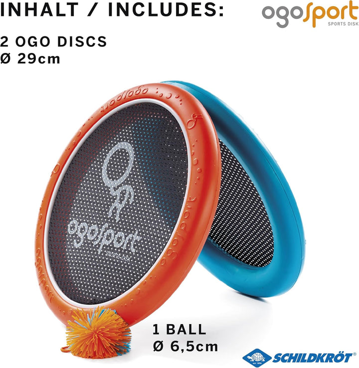 Schildkröt Ogo Sport Set, 2 Ogo Softdiscs Ø29cm, 1 Ball, Standardgrösse, der beliebte Spiel-Klassike