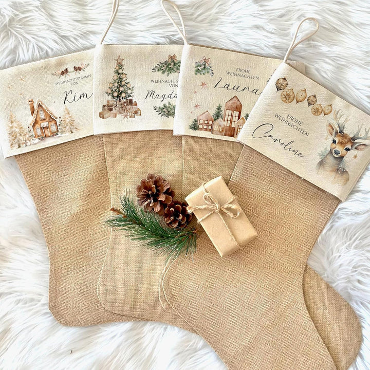 Manufaktur Liebevoll I Nikolausstrumpf Nikolausstiefel personalisiert Kinder Erwachsene Weihnachtsst