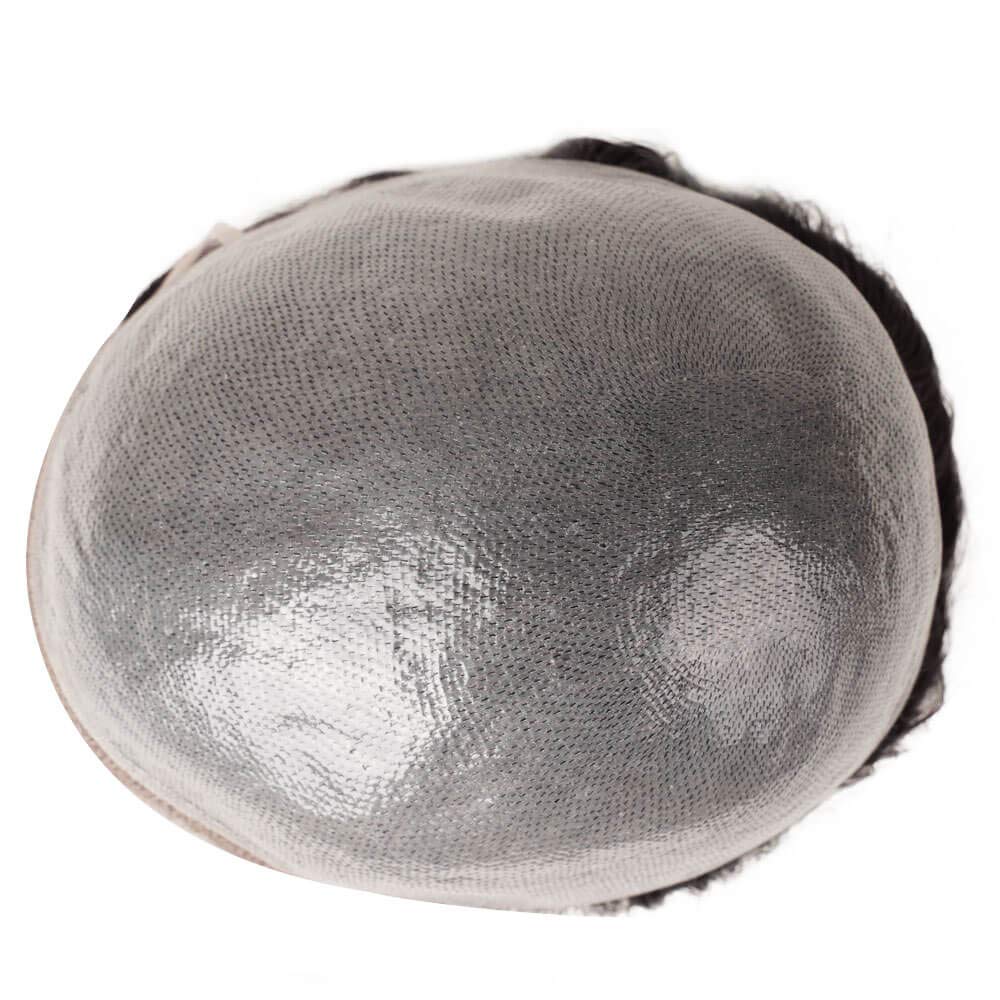 Lordhair Perücke Männer,Realität Toupet, 0,08 mm Dünne Leder Basis 20 * 25 CM Leichtes Haarersatzsys
