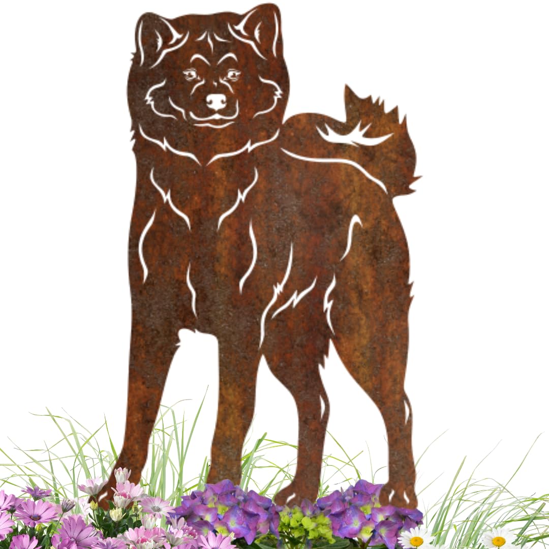 Terma Stahldesign Edelrost Hund Verschiedene Rassen, Handmade Germany, tolle gartendeko aus Rost-Met