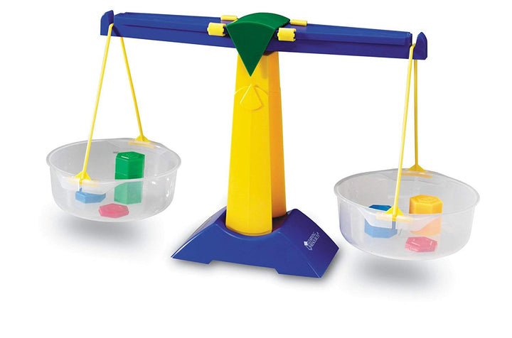 Learning Resources Balkenwaage, Ab 3 Jahren, Lernspiel Gewichte Wiegen und Vergleichen, Abnehmbare S