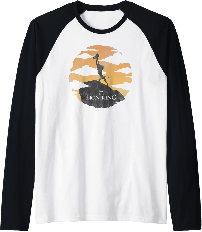 Disney The Lion King Rafiki And Simba Pride Rock Clouds Raglan