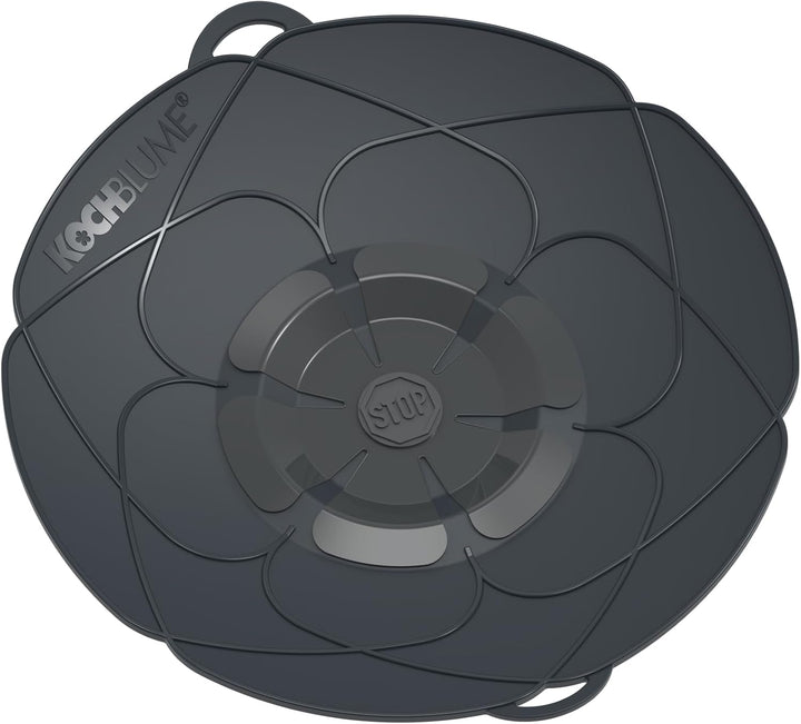 Kochblume M Ø14-20cm | Silikon Überkochschutz | Spritzschutz | Universaldeckel | Premium-Silikon & B