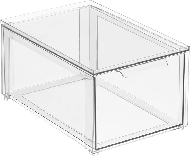 mDesign Kosmetikorganizer – stapelbare Schubladenbox aus Kunststoff – praktische Box zur Aufbewahrun