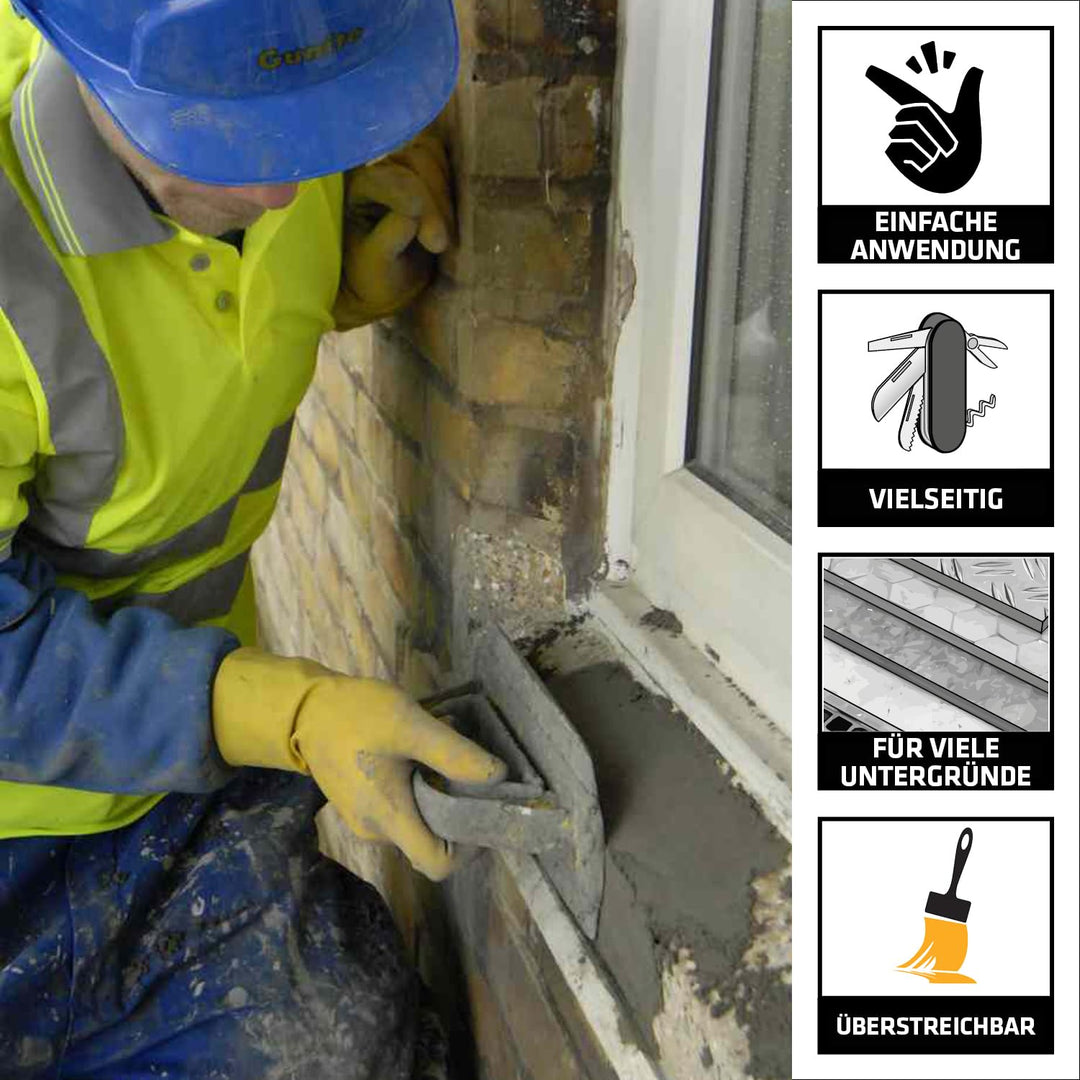 SIKA – Universalmörtel – Sika MonoTop 112 MultiUse Repair Grau – ideal für Betonreparatur – für Auss