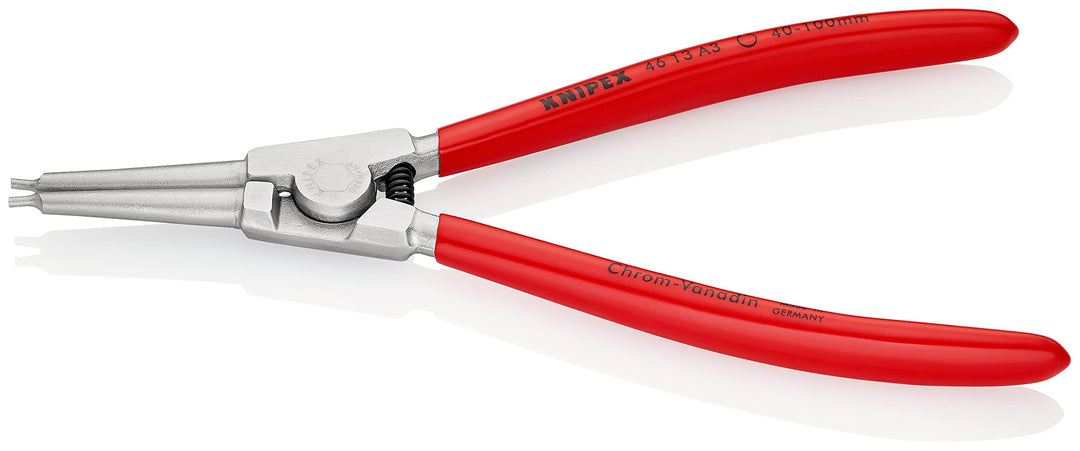 Knipex Sicherungsringzange für Aussenringe auf Wellen verchromt, mit Kunststoff überzogen 210 mm 46