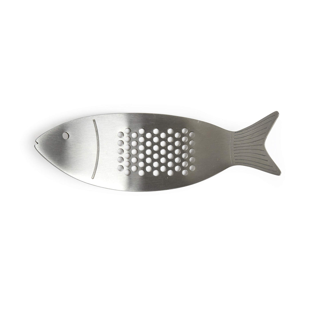 Kikkerland Fish Garlic Press (CU281) - Knoblauchpresse für Küchenanfänger und -enthusiasten, humorvo