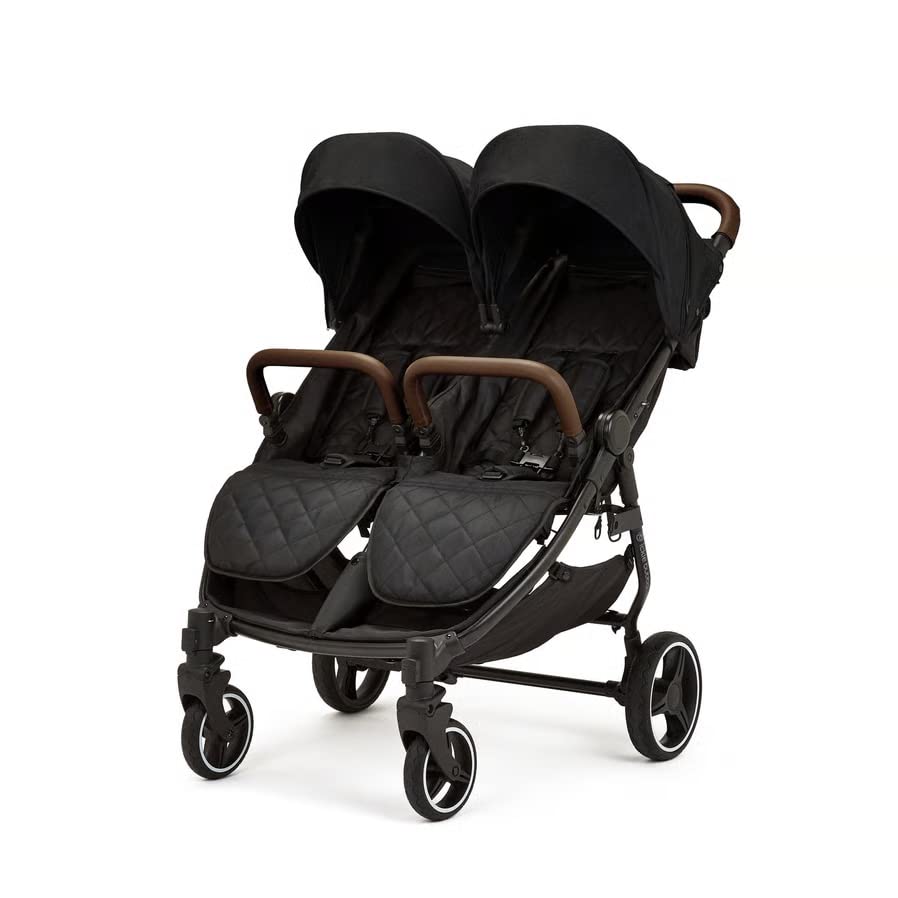 Ickle Bubba Venus Max Doppel-Kinderwagen (Schwarz)